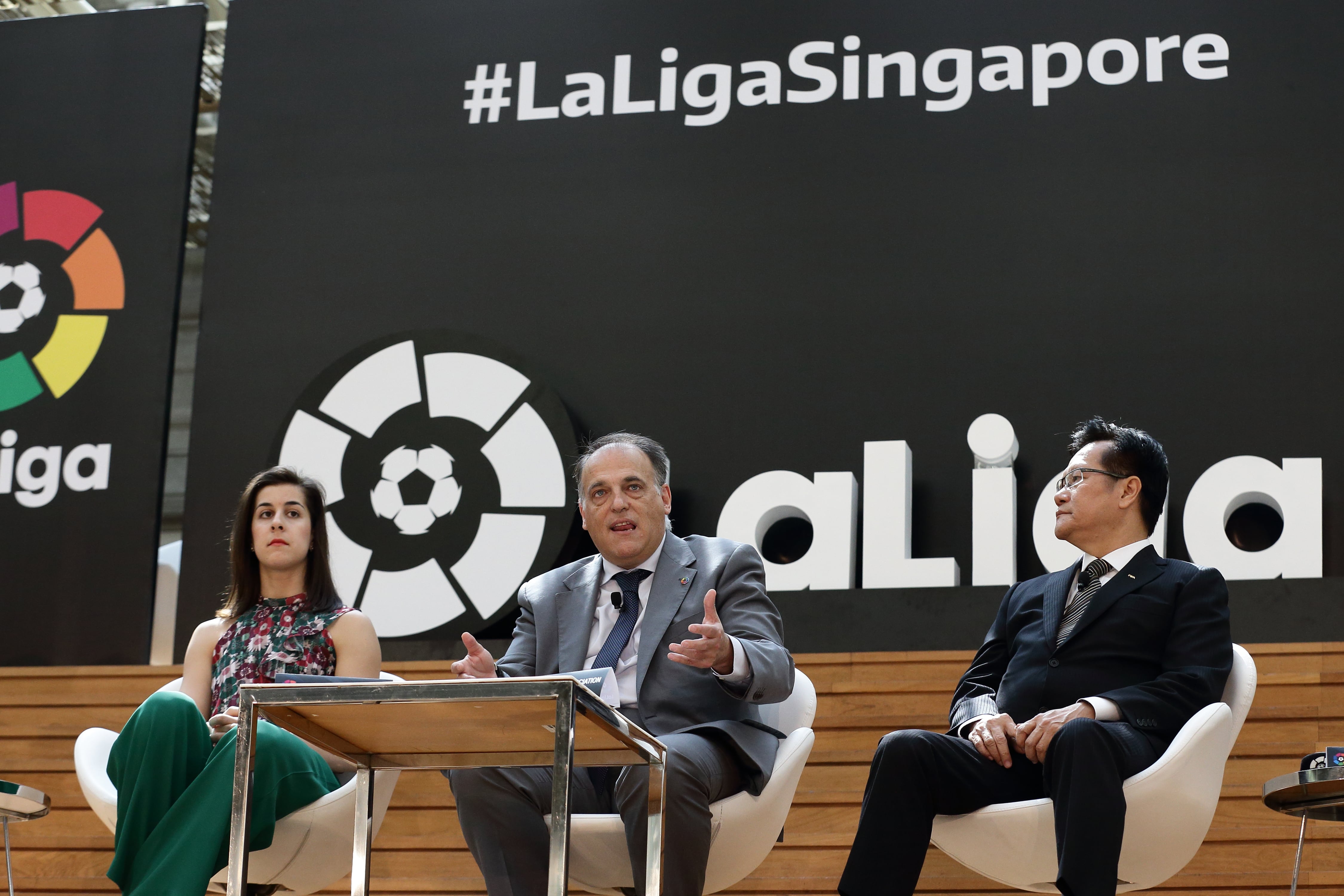 Presidente de LaLiga, Javier Tebas - LaLiga en Singapore