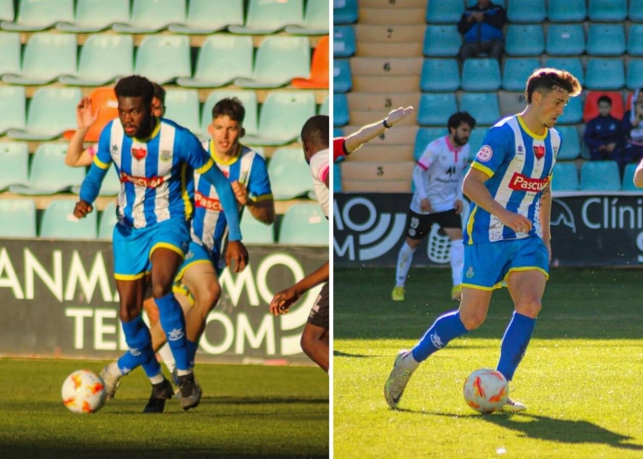 Pedro Dango (i) y Manu Calvo dejan de formar parte de la Arandina