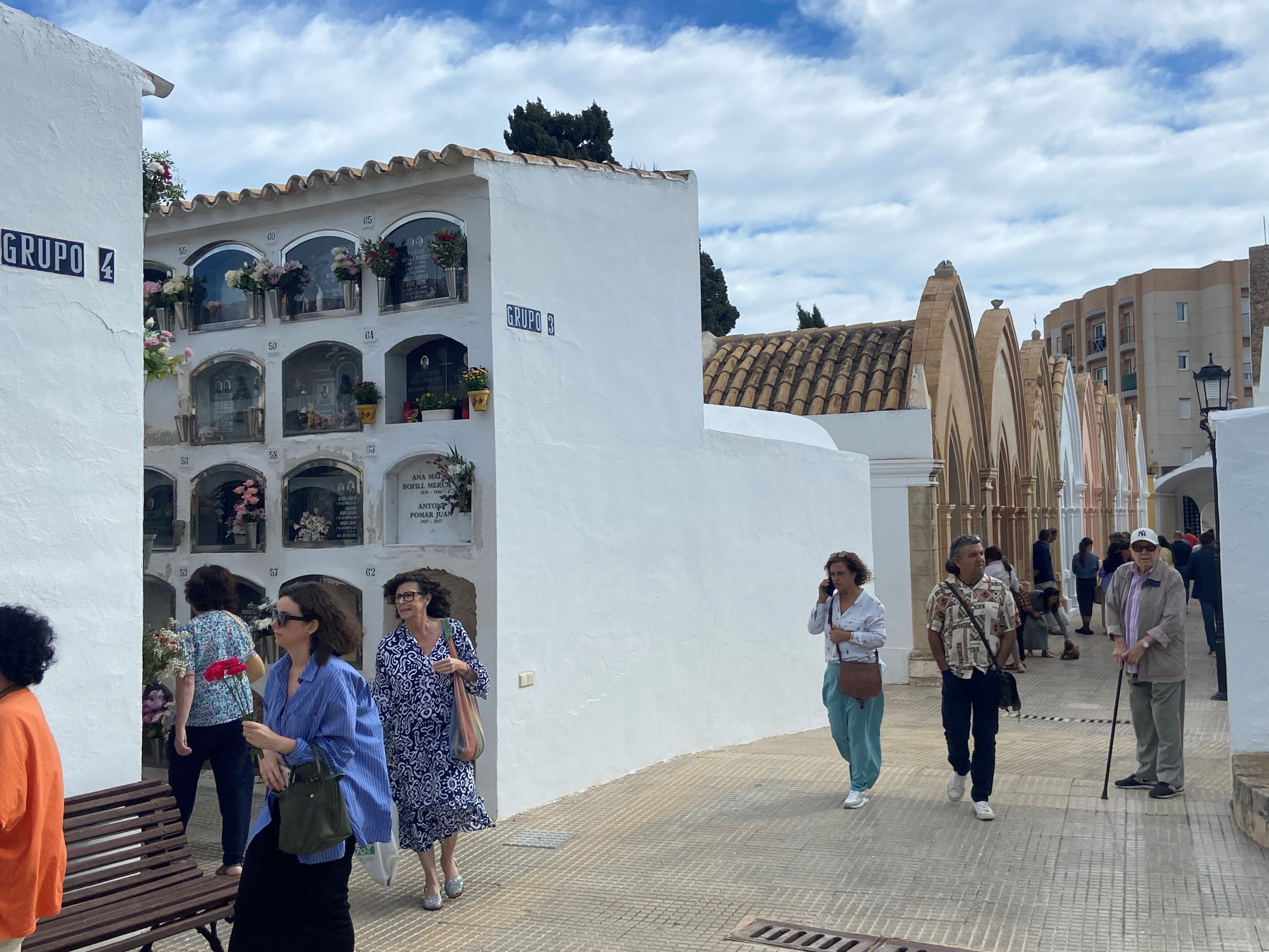 Imagen del cementerio viejo de Ibiza