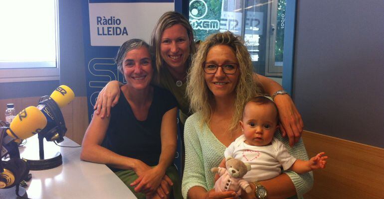 D&#039;esquerra a dreta, Neus Ibañez, Sheila Piñol i Miriam Pérez.