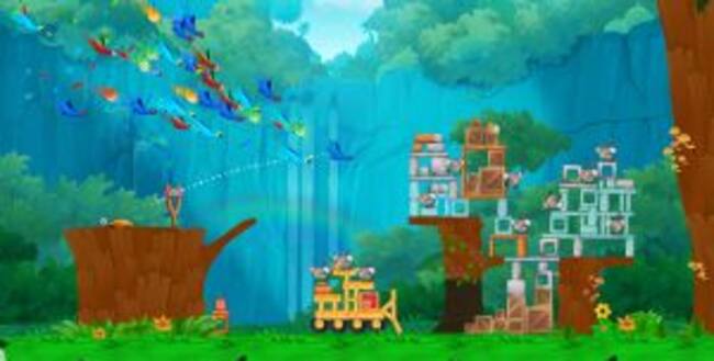 El juego ‘Angry Birds Rio’ está basada en la película de animación