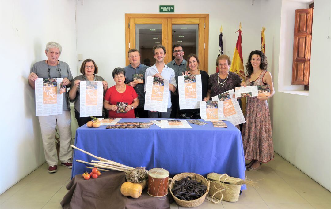 Un momento durante la presentación de las fiestas