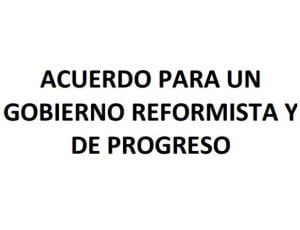 Consulta el documento completo firmado por PSOE y Ciudadanos (pdf).