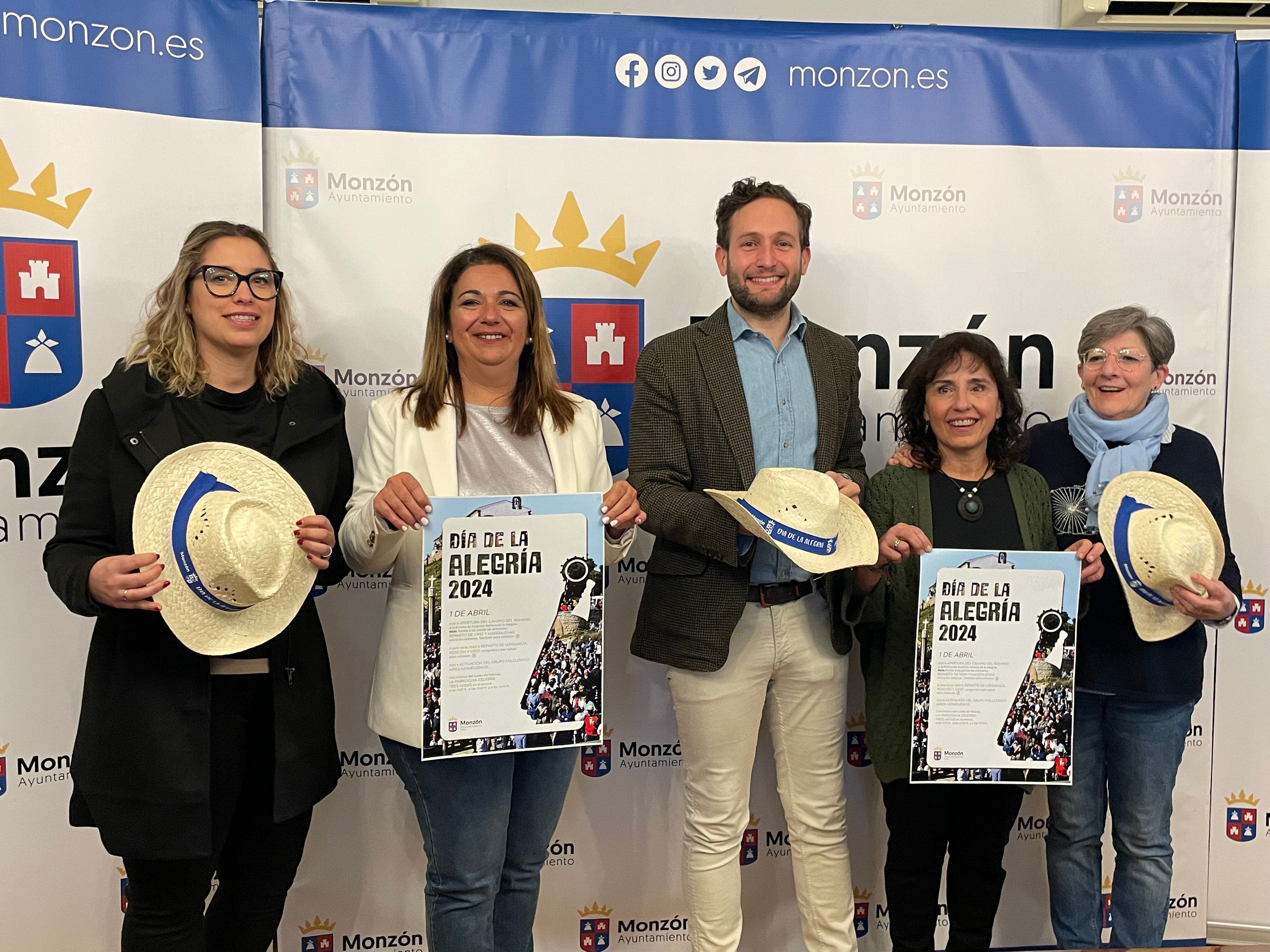 Momento de la presentación de los actos del Lunes de Pascua en Monzón