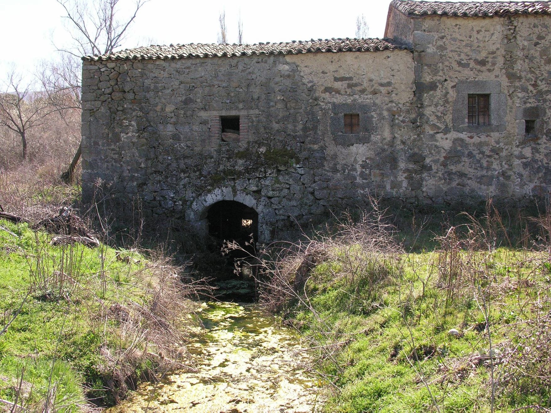 Estado del molino antes de la rehabilitación