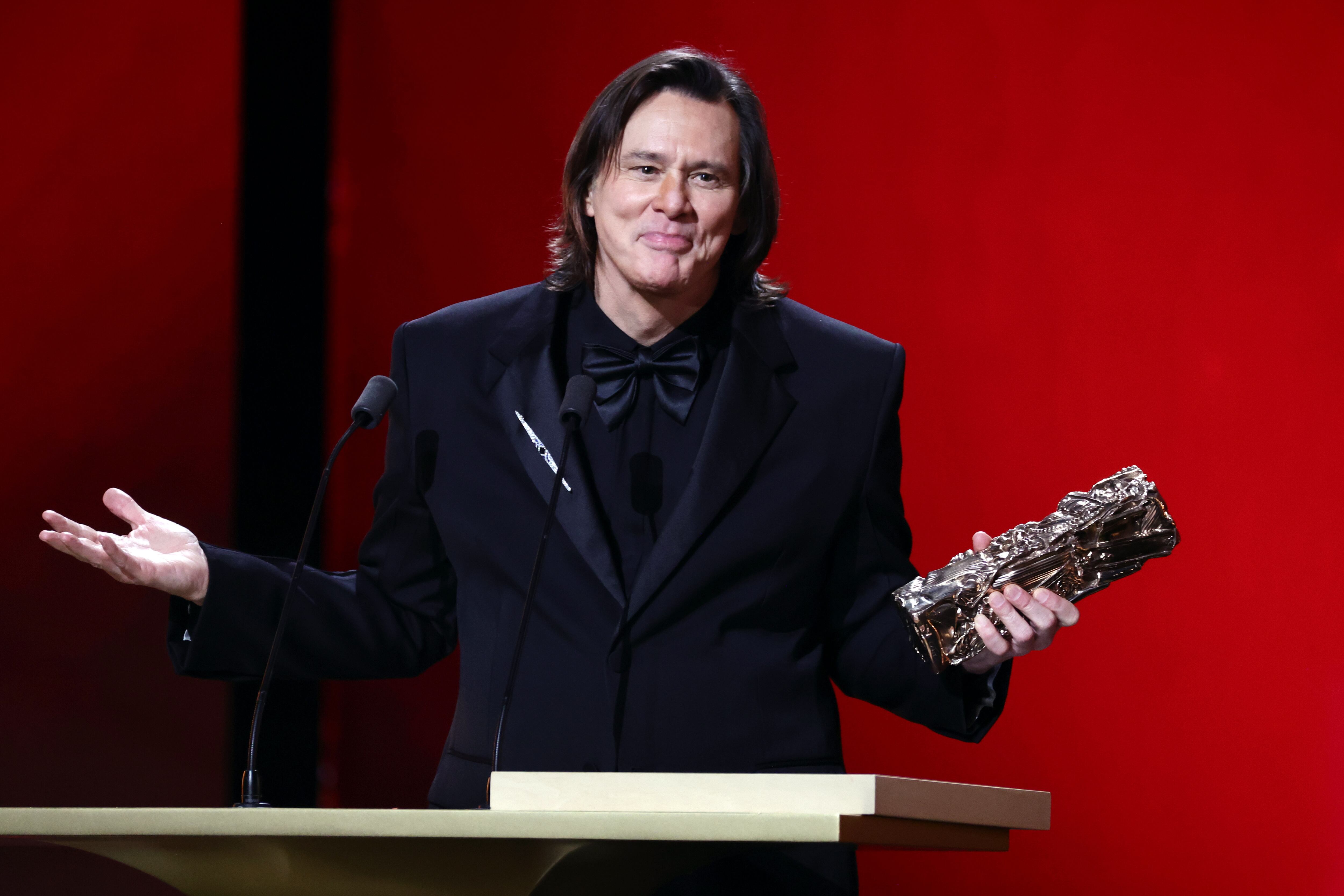 El actor Jim Carrey en los Premios César el 26 de febrero de 2026