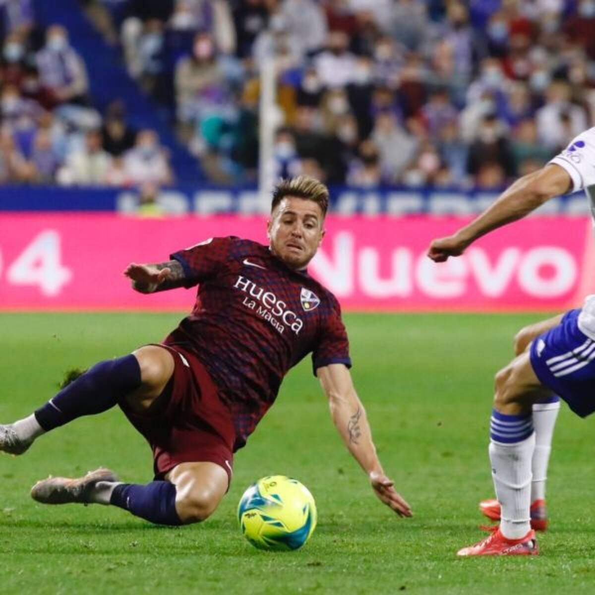 Empate a cero entre la SD Huesca y el Real Zaragoza en un derbi emocionante e intenso