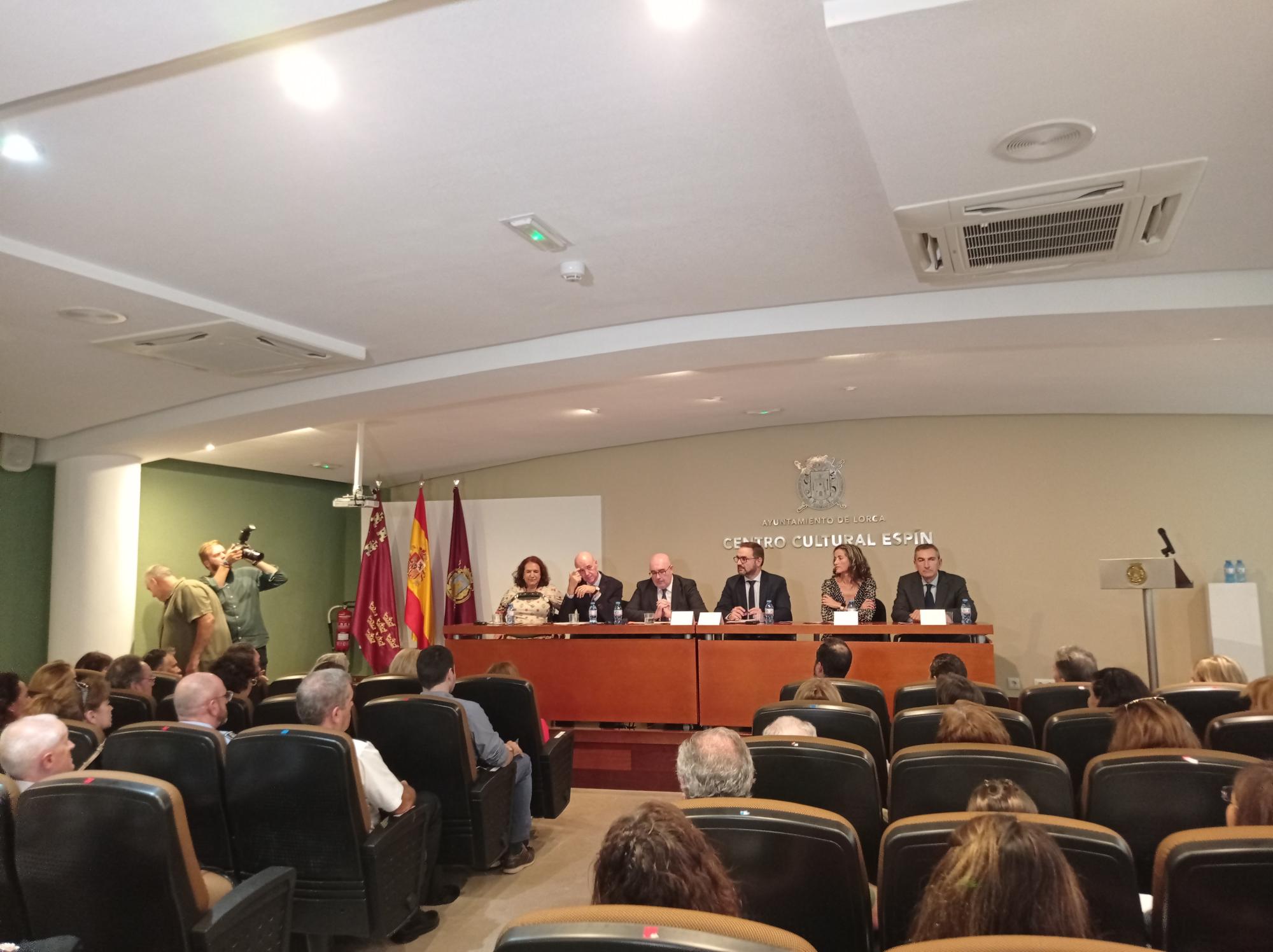 Presentación de la nueva sede de la Unidad de Mediación Intrajudicial en el centro Cultural Espín de Lorca