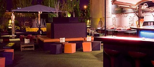 Terraza del restaurante Silk&Soya, ubicado en La Moraleja.