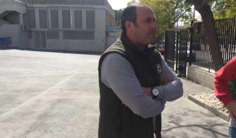 Dani Barroso tras atender a los medios