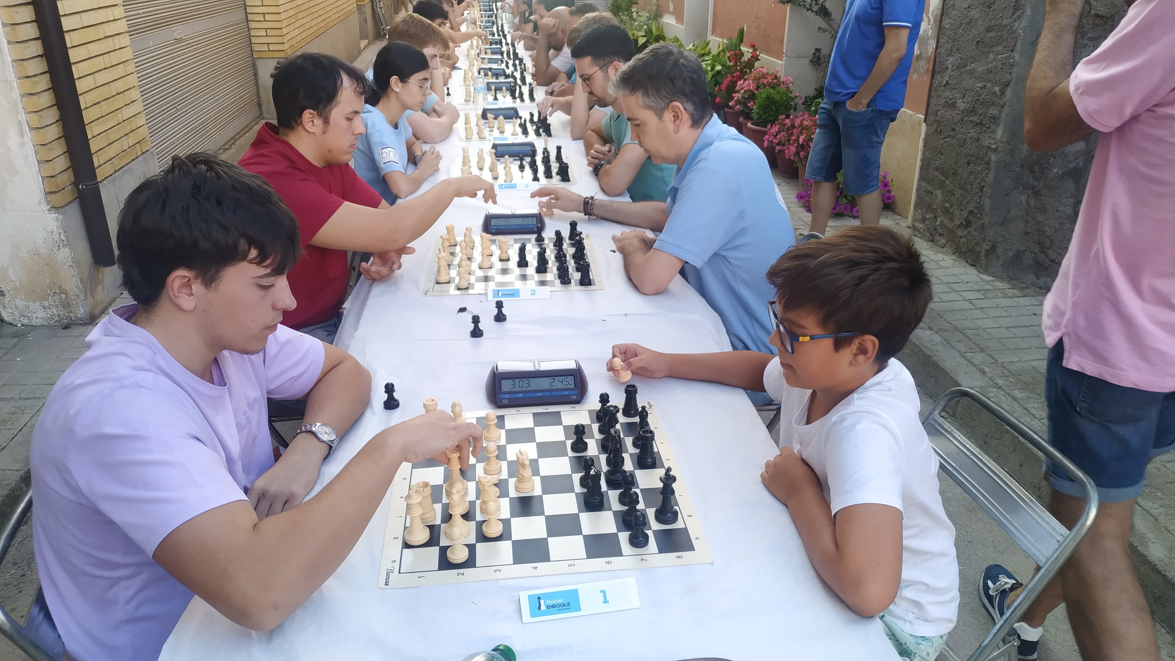 Segunda prueba del XX Circuito de Ajedrez del Somontano en Berbegal.