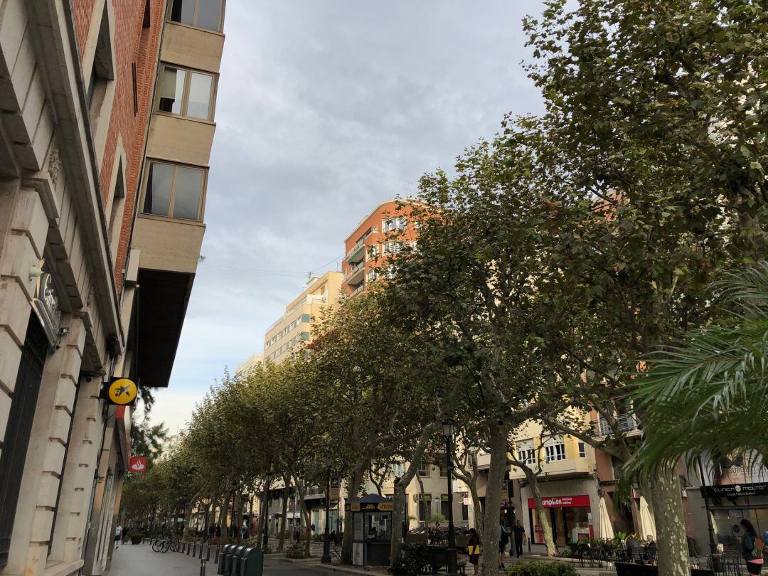 Cielos parcialmente cubiertos en la ciudad de Gandia. 