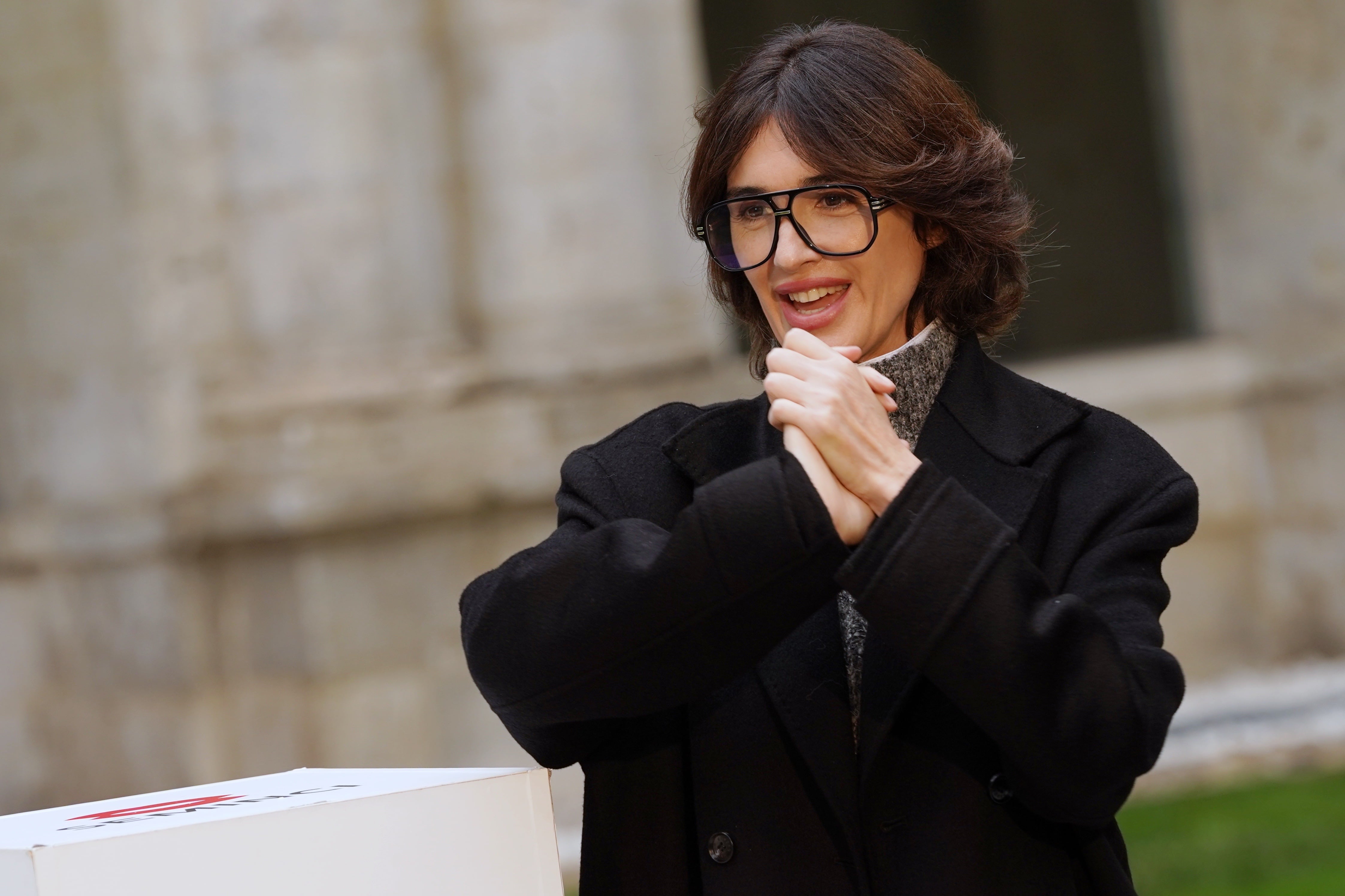 La actriz española Paz Vega debuta en la dirección con &quot;Rita&quot; en el festival de cine de Valladolid (Seminci) este domingo. EFE/Nacho Gallego