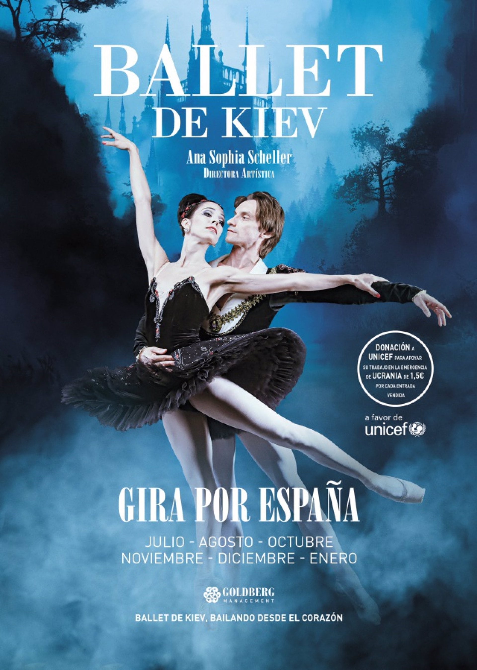 El Ballet de Kiev llega a Logroño el 28 de octubre para apoyar a los niños y familias de Ucrania a través de UNICEF