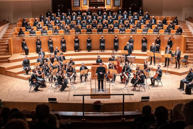 Orquesta Barroca La Spagna y el Coro de la Comunidad de Madrid.