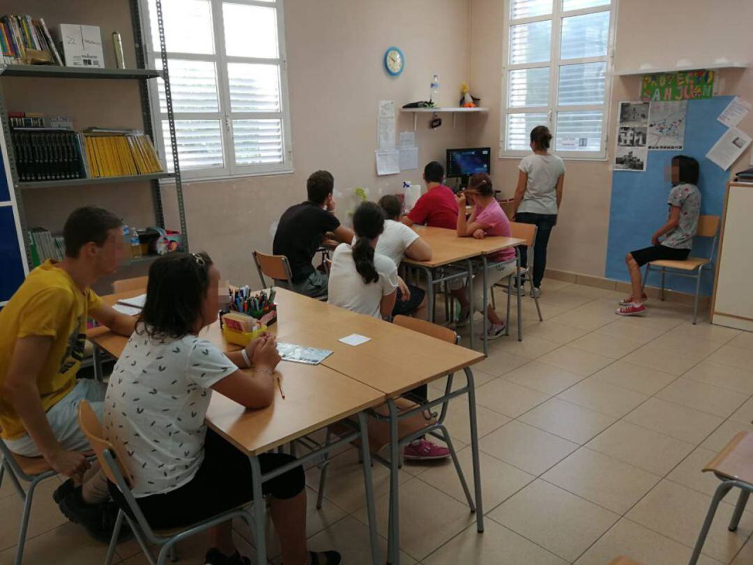 Almunos y alumnas del CEE El Somni, en una imagen de archivo.