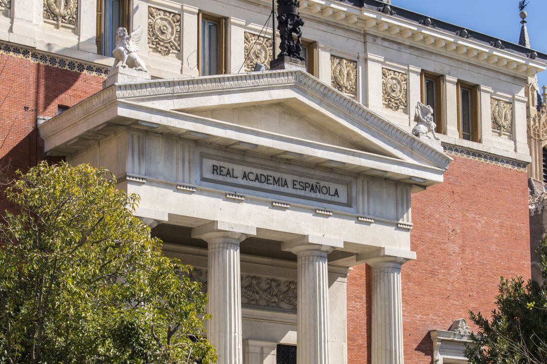 Sede de la Real Academia Española de la Lengua en Madrid