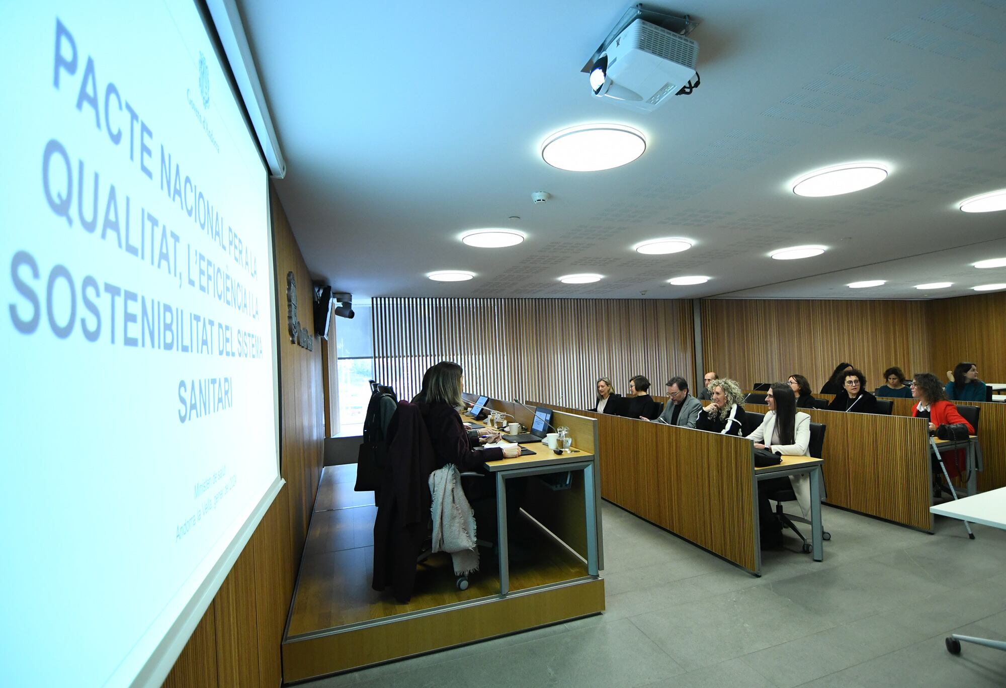 Presentació del Pacte nacional per la Salut als grups parlamentaris i als partits polítics