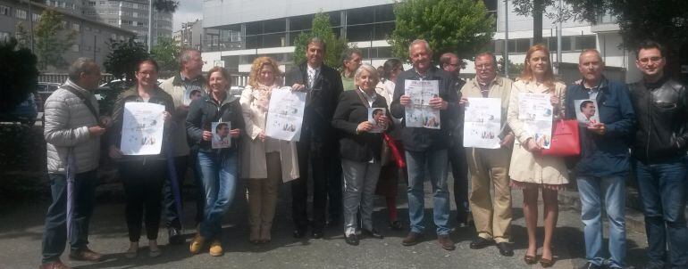 Acto de campaña del PSOE en la plaza de la Cubela