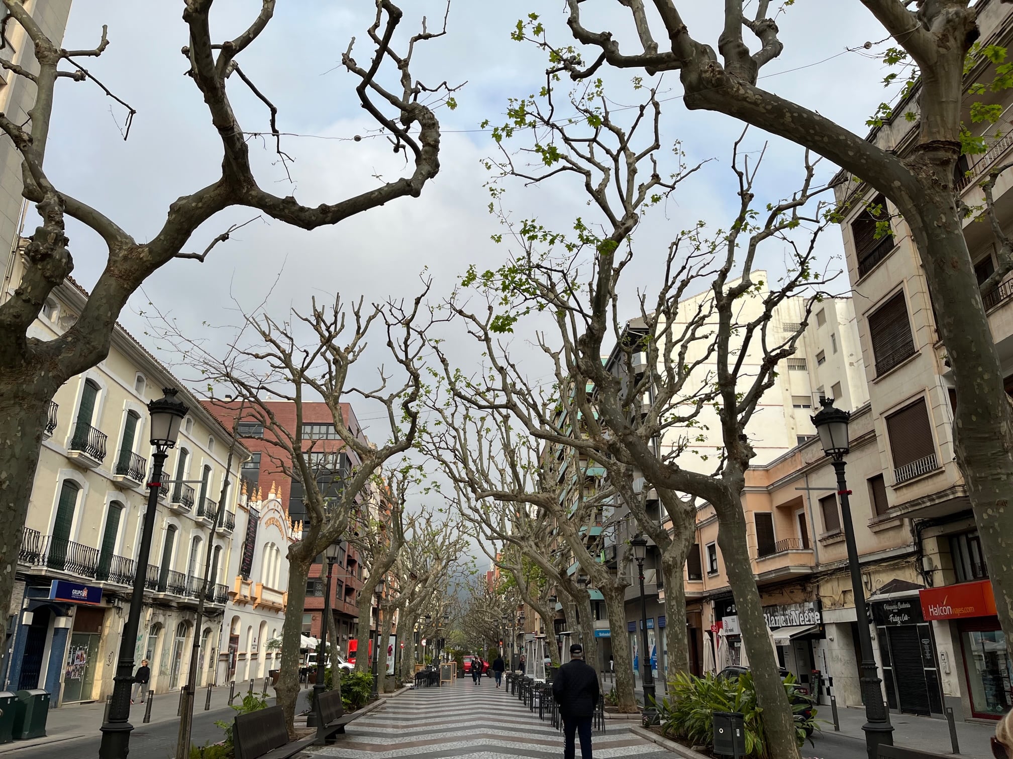 Día de invierno en plena primavera en Gandia