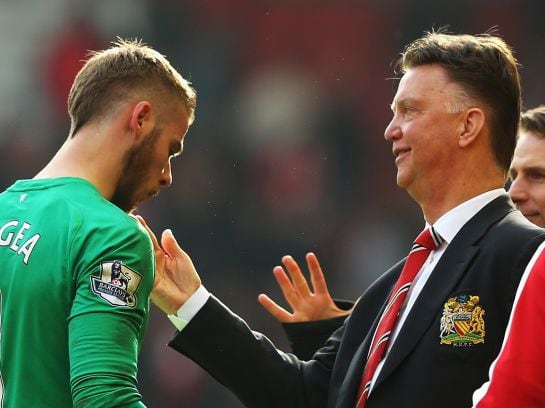 De Gea, junto a Van Gaal