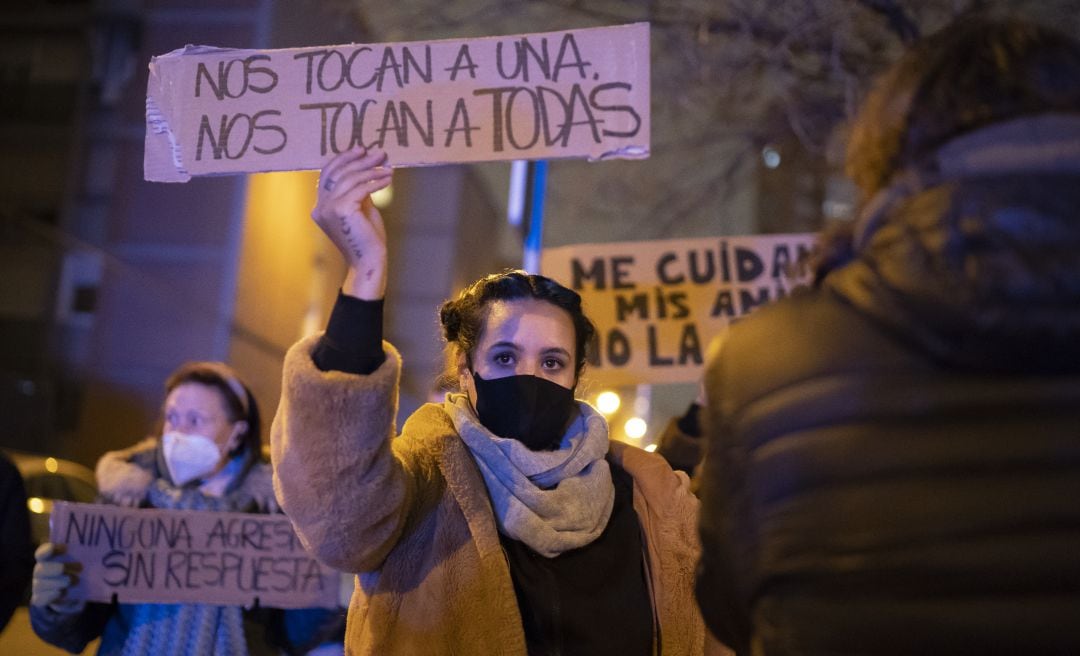 Una manifestación contra las agresiones sexuales.