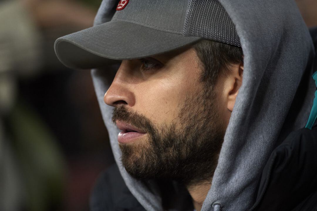 Gerard Piqué durante el partido ante el Borussia de Dortmund.