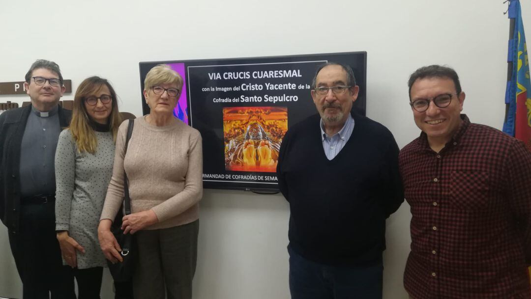 Presentación del Vía Crucis Cuaresmal en Elda