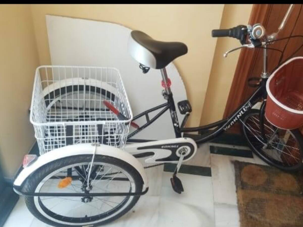 Quien haya sustraído este triciclo debe devolverlo porque su propietario lo necesita