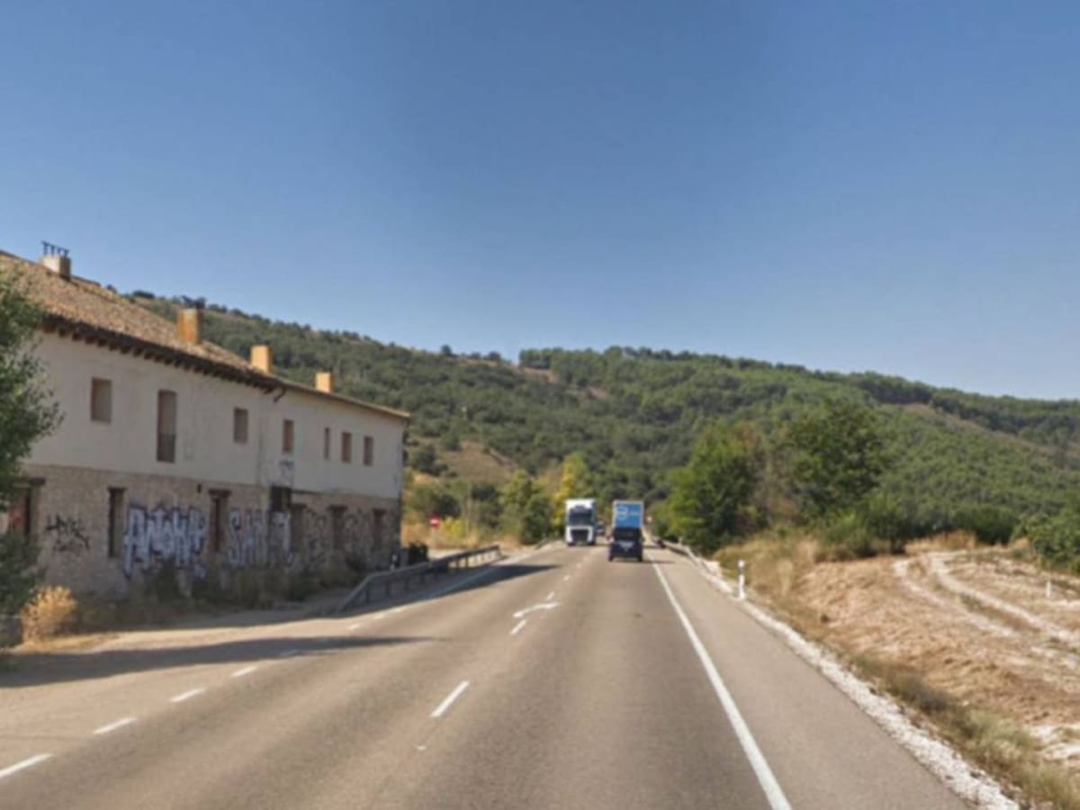 Un herido en la colisión entre dos camiones en la N-122