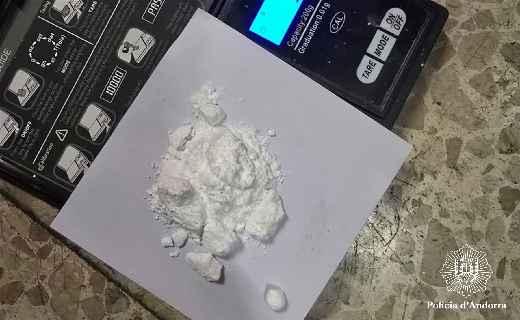 Una part de la droga comissada en l'operació Trasto