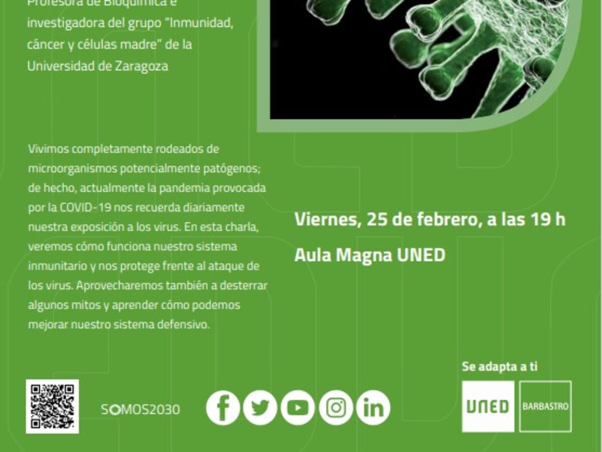 La importancia del sistema inmunitario en voz de la profesora Eva Latorre en la UNED de Barbastro
