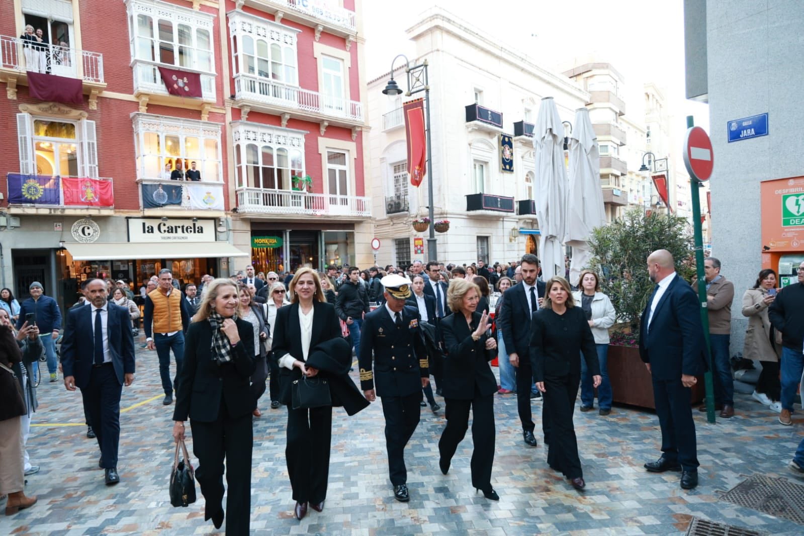 La Reina Sofía en Cartagena