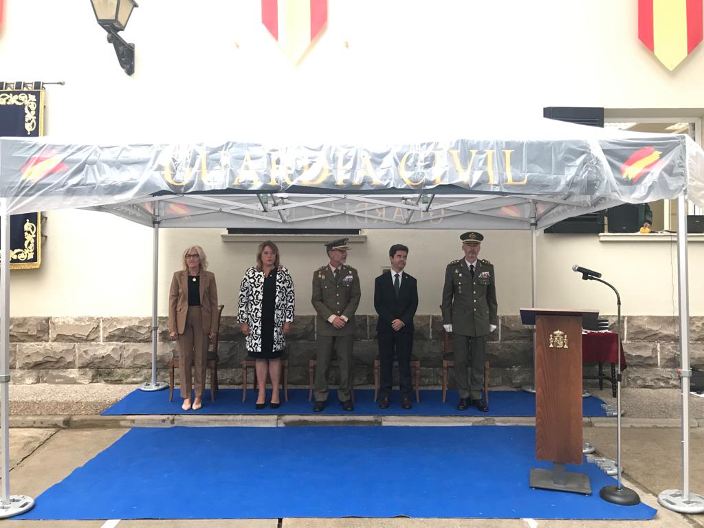 Autoridades en la celebración del Día de la Subdelegación de Defensa