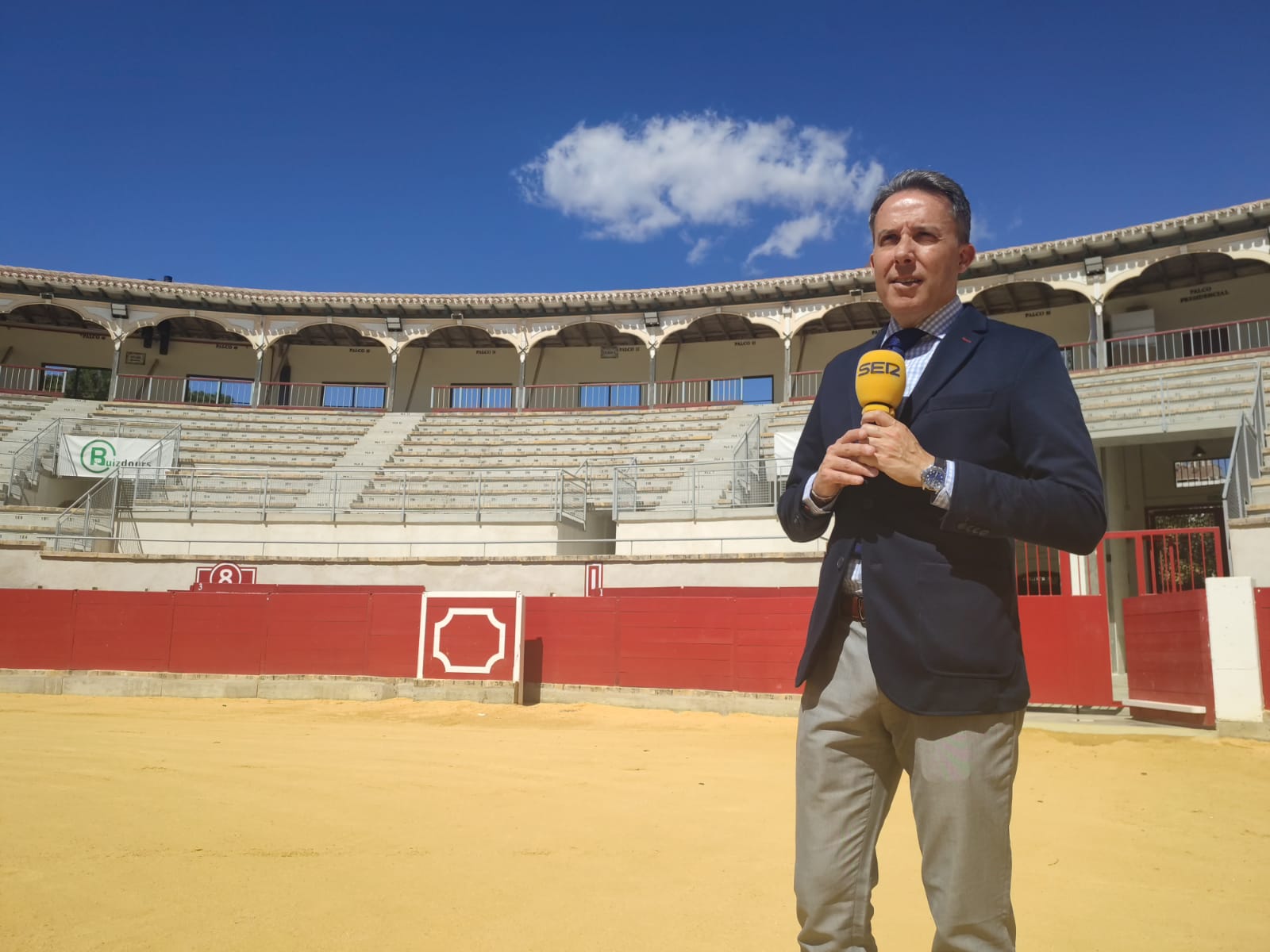 El alcalde de Lorca, Fulgencio Gil ha sido nuestro invitado y anfitrión para mostrarnos el Coso de Sutullena que podrá ser visitado en la Noche de los Museos.