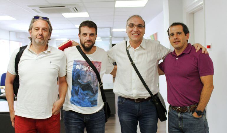 (izq→dcha) Enrique Bolland, Pere Rostoll, Carlos Gómez Gil y Carlos Arcaya