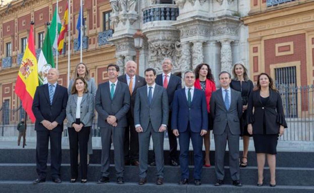 Imagen de Archivo de la toma de posesión del Gobierno andaluz