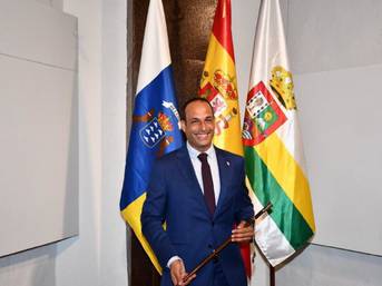 Alfredo Villalba, alcalde de Haría.