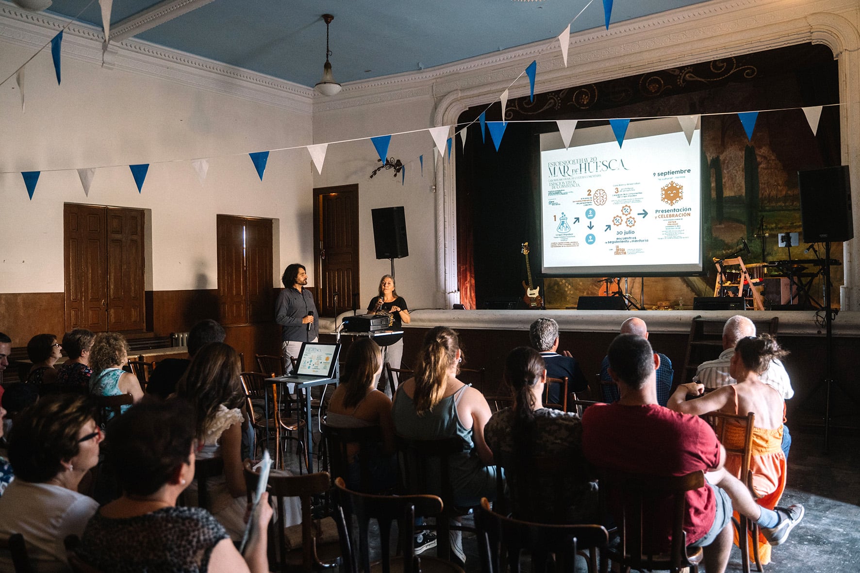 Momento de la presentación de los prototipos