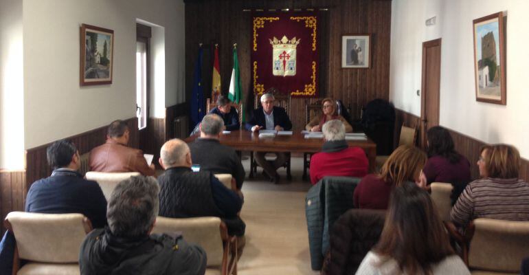 Reunión del Consorcio de Aguas Sierra de Segura presidida por el diputado de Servicios Municipales, Bartolomé Cruz.
