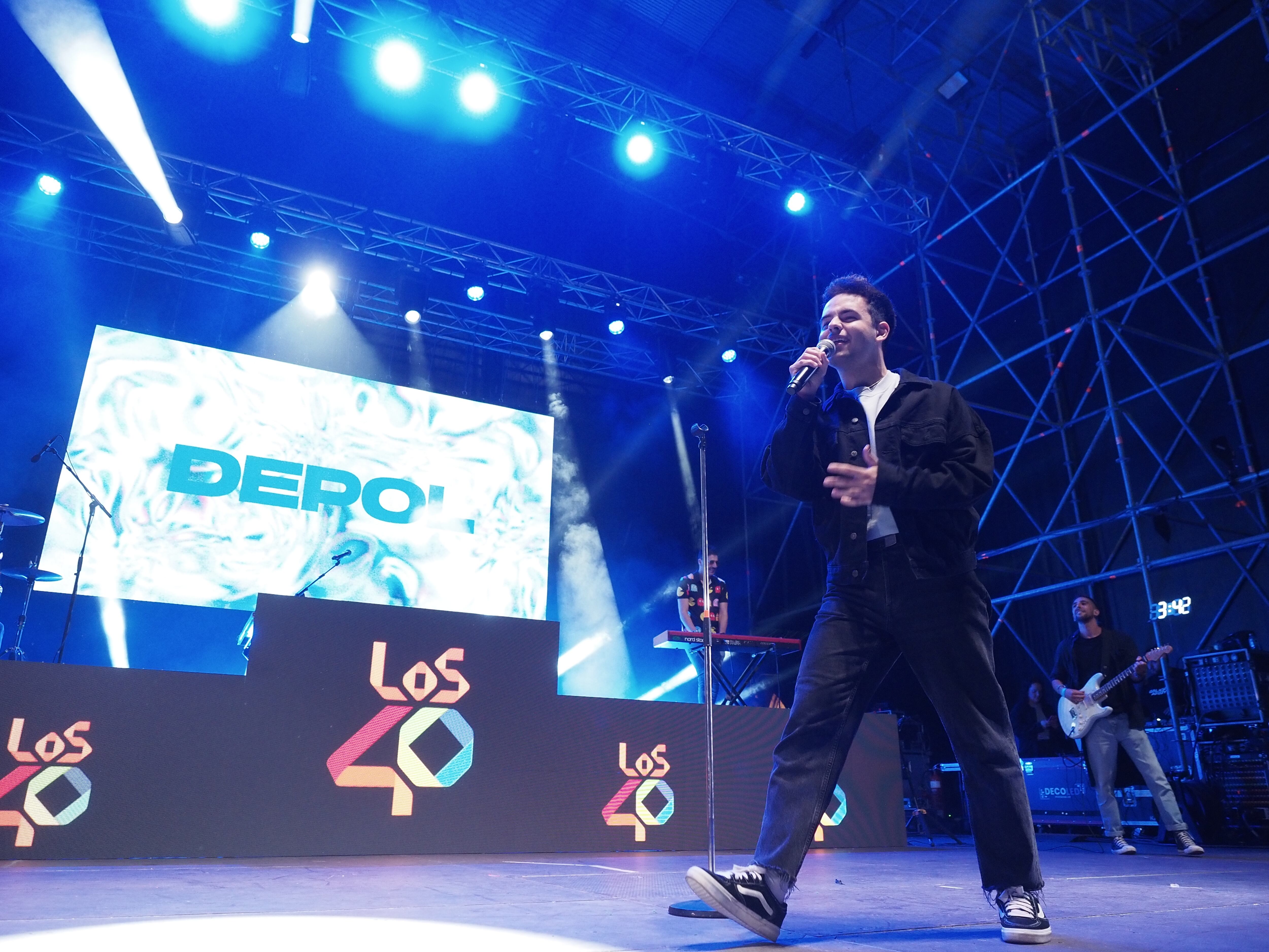 Depol, durante uno de sus conciertos en Santiago de Compostela