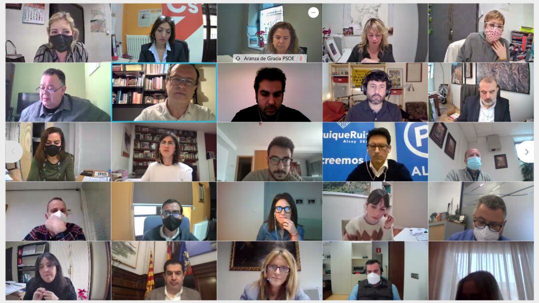 Pleno virtual celebrado este viernes