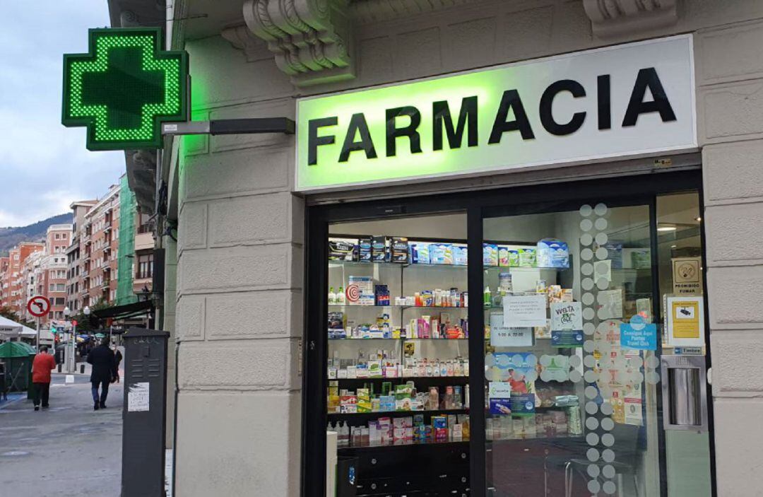 Exterior de una farmacia