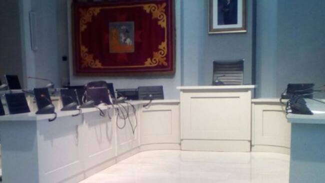 Salón de plenos del Ayuntamiento de Alcazar de San Juan