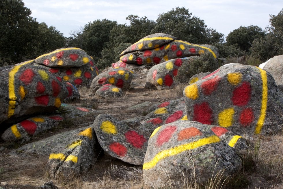 Arte en los bosques de Ávila.