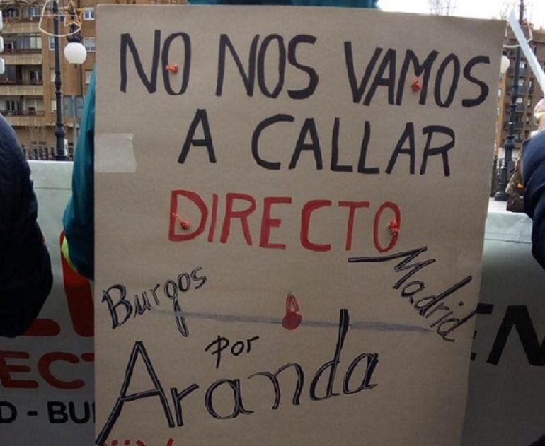 La Pltaforma por el Directo continuará con las movilizaciones para reivindicar la reapertura de la línea