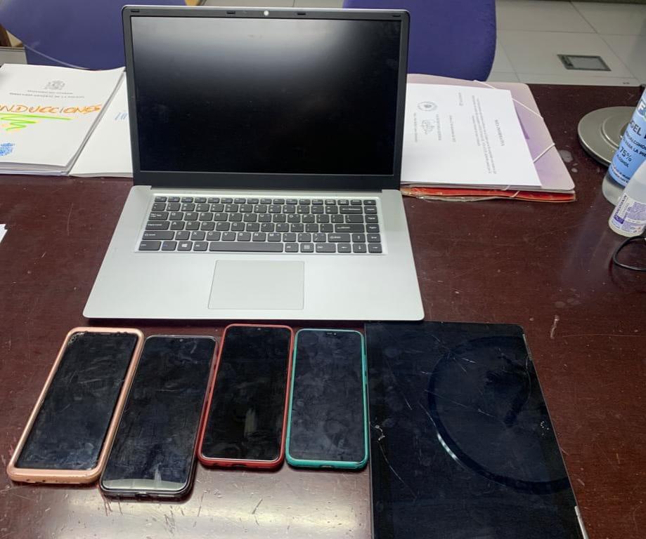 Algunos de los objetos recuperados