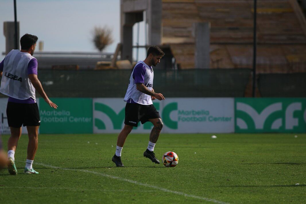 Un entreno de la Balona