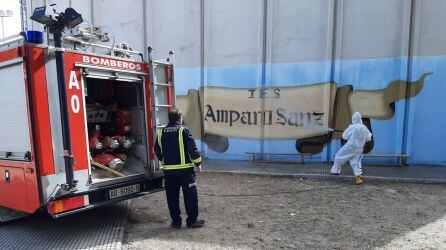 El IES Amparo Sanz ha sido uno de los centros desinfectados