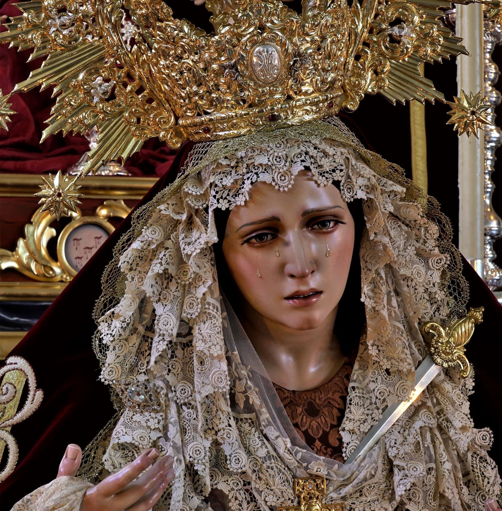 María Santísima Reina de los Ángeles de la Hermandad de La Lanzada de Jaén